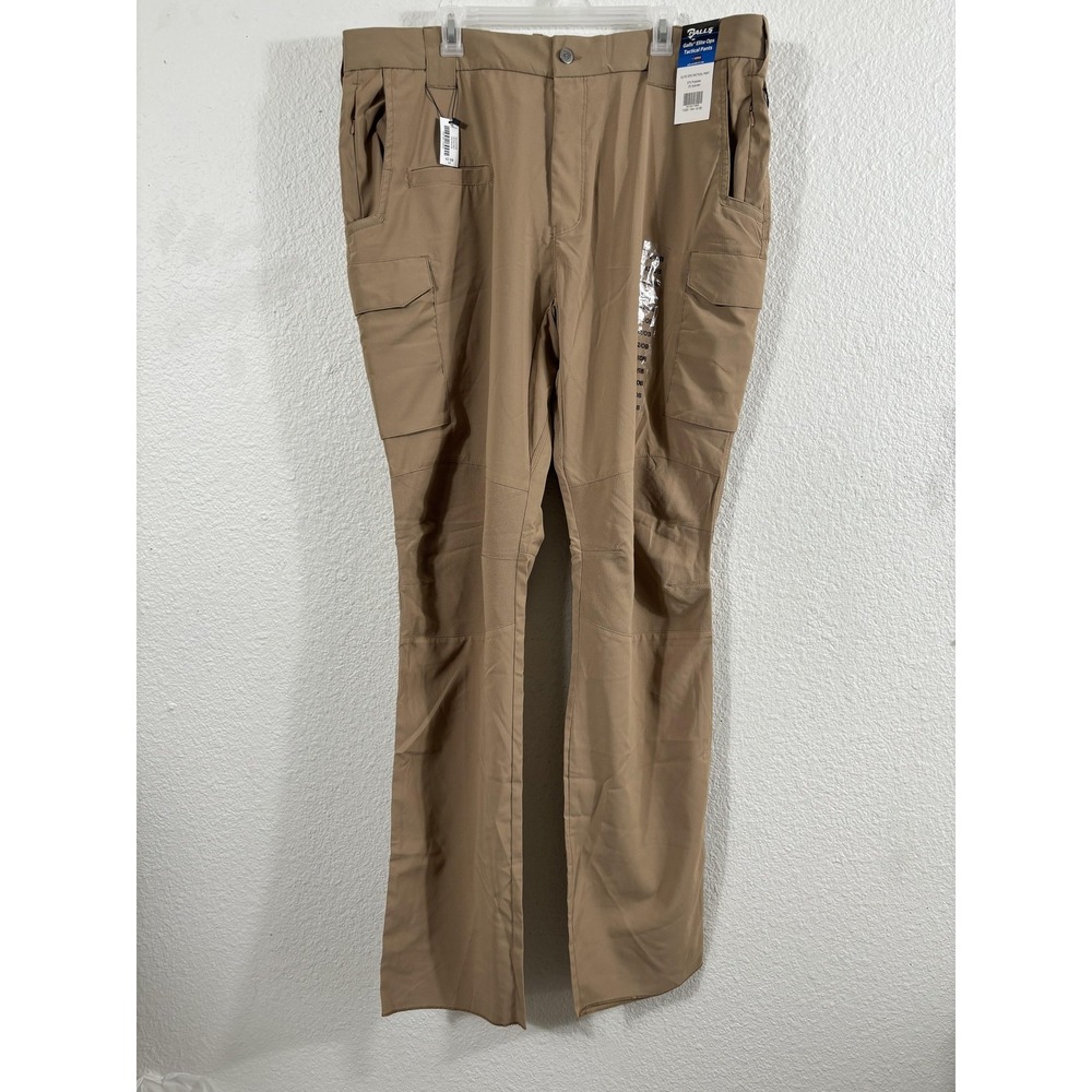 Galls‎ Elite Ops Tactical Pants Mens 42 Tan Ripstop Cargo Unhemmed TJ295